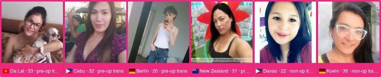 Viele Ladyboy und Transsexuelle Profile passen zu deiner Suche, um dich zu treffen
